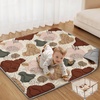 image:imageBlissful Diary Baby Play Mats for Floor 71x59 Inch Extra Thicker amp Large Soft Cushioning Foam Playmats for Babies and Toddlers Foldable Washable Baby Crawling Mat for Playpen Sage GreenBoho
