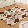 image:imageBlissful Diary Baby Play Mats for Floor 71x59 Inch Extra Thicker amp Large Soft Cushioning Foam Playmats for Babies and Toddlers Foldable Washable Baby Crawling Mat for Playpen Sage GreenBoho