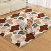 image:imageBlissful Diary Baby Play Mats for Floor 71x59 Inch Extra Thicker amp Large Soft Cushioning Foam Playmats for Babies and Toddlers Foldable Washable Baby Crawling Mat for Playpen Sage GreenBoho